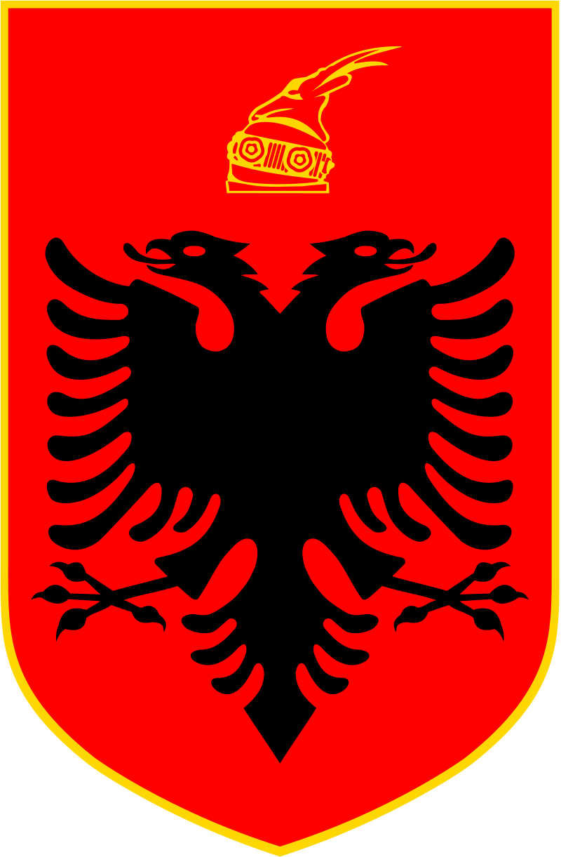 Das Wappen von Albanien