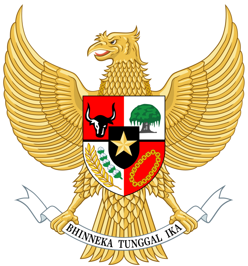 Das Wappen von Indonesien